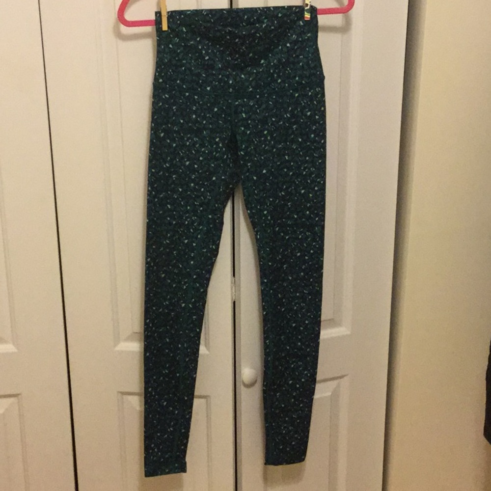 Lululemon Green HIGH WAIST Wunder Under Legging